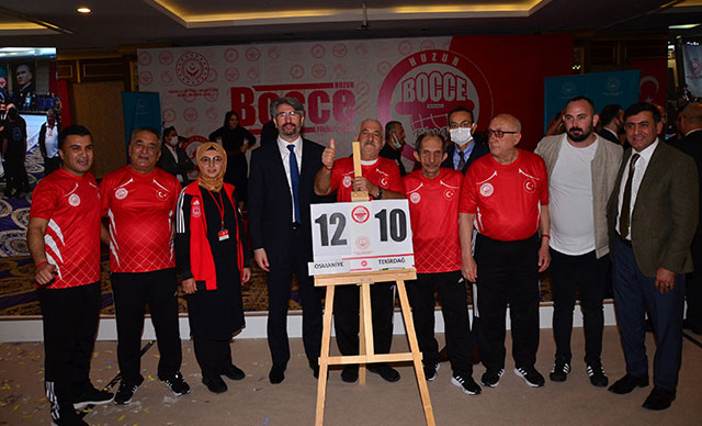 Huzur BOCCE Ligi şampiyonu Osmaniye Huzurevi takımı oldu