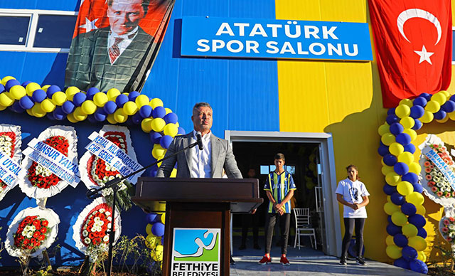 Sadettin Saran 22'nci spor salonunu Fethiye'de açtı